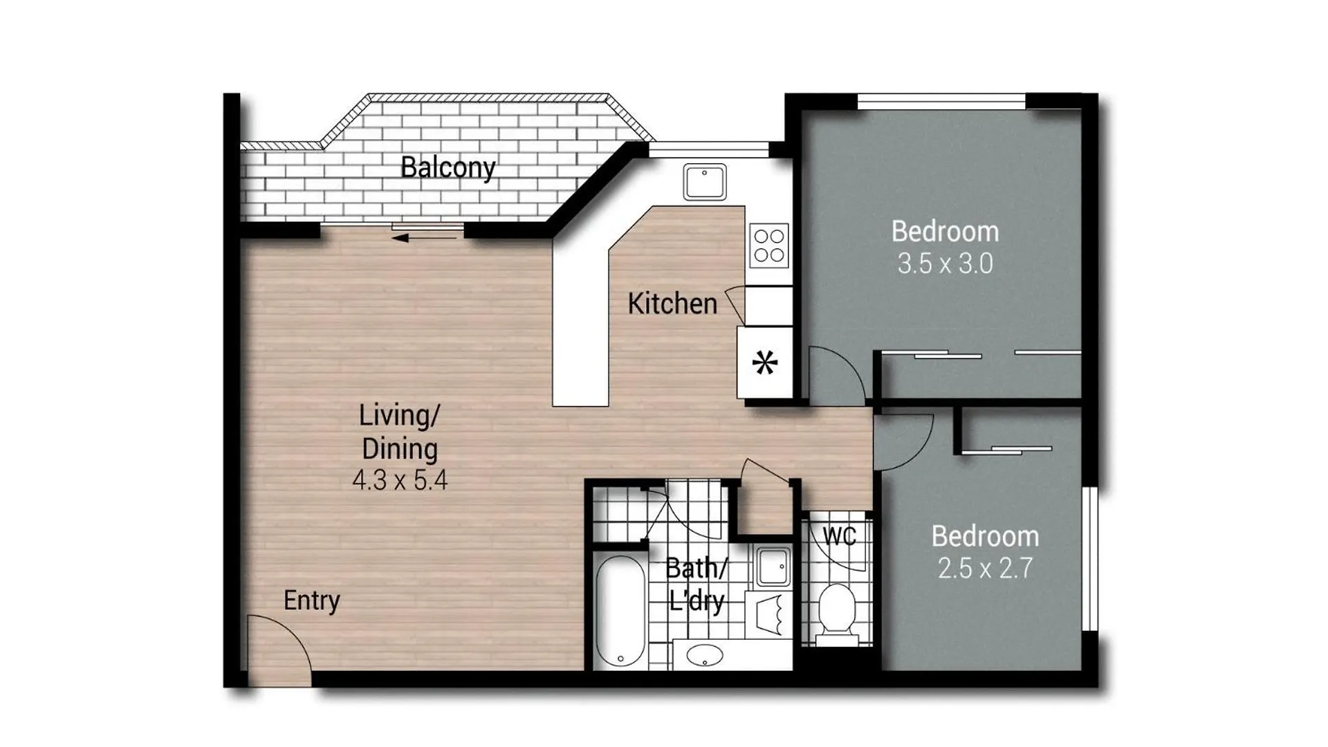 Burleigh Bliss - 2 Bedroom Apartment Gold Coast Australien
